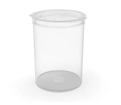 30 Dram Translucent Clear Child Resistant Pop-Top Bottles