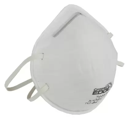 Grower's Edge Clean Room Conical Particulate Respirator Mask (20/Cs)