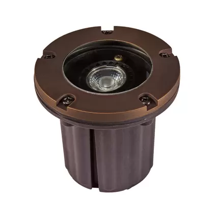 Alliance Outdoor Lighting In-Ground Well Light, 35W Ceramic Bi-Pin MR-16 Halogen Brass, No Lamp | GL300