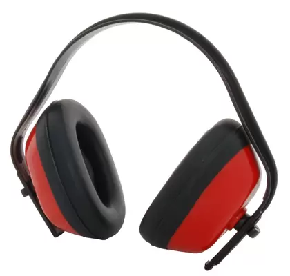 Standard Ear Muffs Red-Black