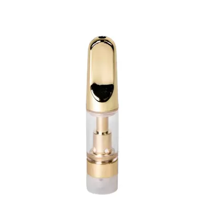 Empty 0.5mL 510 Gold Tip Vape Cartridge - Vape Pens Wholesale
