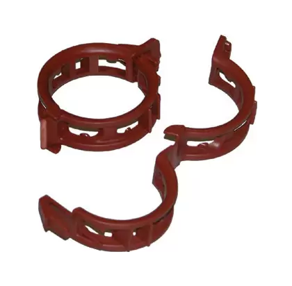 Mega Twine Clips, 25 mm, Terracotta, 100 pack
