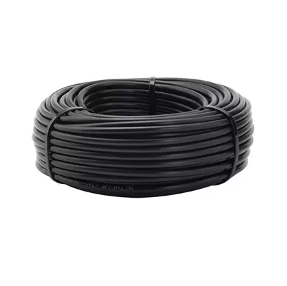 NET PE FLEX MICROTUBE 3000FT ROLL 5/3MM BLK