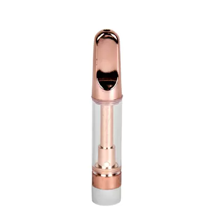 1mL 510 Screw Top Rose Gold Tip Vape Cartridge