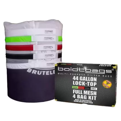 44 Gallon Full Mesh Stacker Lock Top 4 Bag Kit