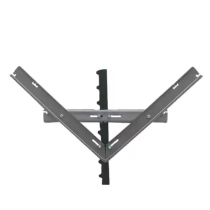 Crossarm - 24" V-Style 1 Slot EA. Side 2 Extra Notch-4'' And 8'' EA. Side