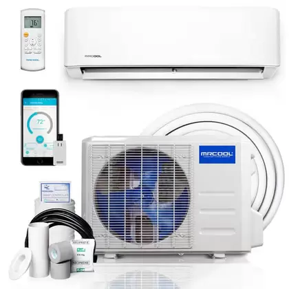 Mrcool Advantage 4G 12K BTU-20 SEER-115V-Ductless Mini Split Air Conditioner and Heat Pump With 16 Ft. Line Set