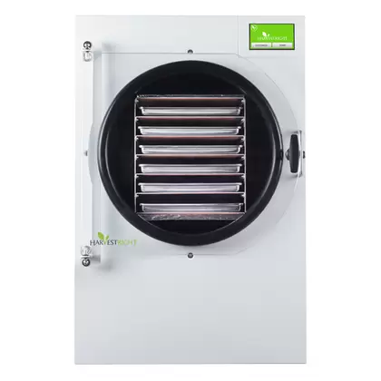 Large Home Freeze Dryer White 6 Tray W Mylar Starter Kit - Harvest Right