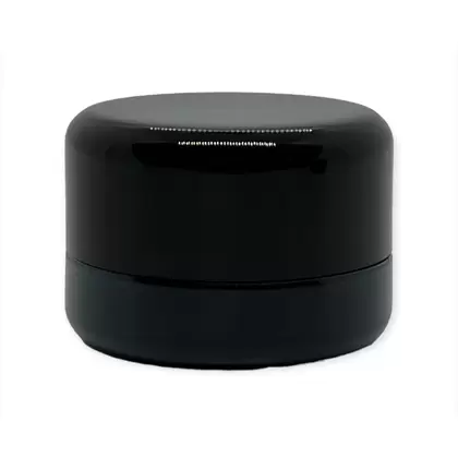 5cc Black Thick Glass Concentrate Jars with Child Resistant Lids - SW Packaging
