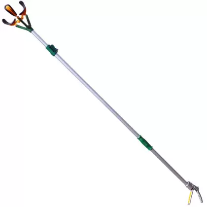 Long Reach Telescopic Fruit Picker - 10-Feet Extension