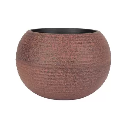 HC 8" Atlas Planter Ruby Granite