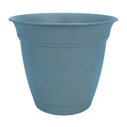 HC 20" Eclipse With Saucer Planter Slate Blue