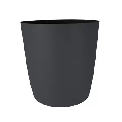 HC 12" Santa Fe Round Planter Black Sand