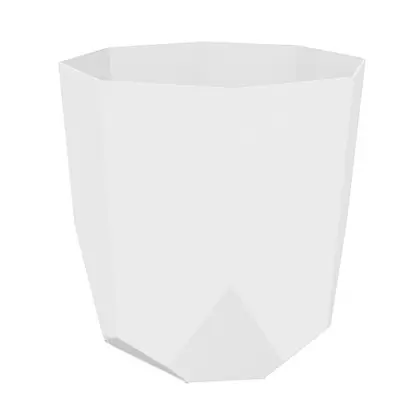 Bloem 10" Tuxton Planter Casper White