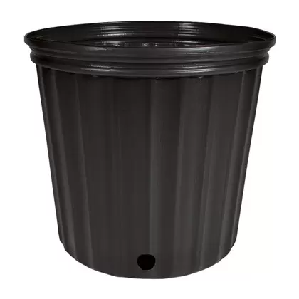 HC Dillen 3G 1000 Reg Nursery Pot BK, Blow Molded, Trade 3 Gallon, Black, 50 per Bundle, 88 Bundles per Pallet, 10.00in x 9.00in, 2.33Gal, 3Gallon