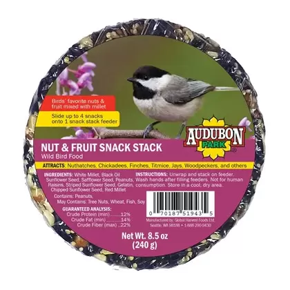 Audubon Nut & Fruit Snack Stack