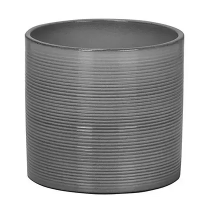 Scheurich 5.5" Glass Grey 828/14 Planter