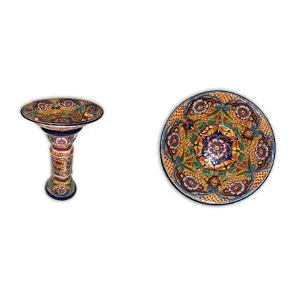 Talavera Especial Bird Bath