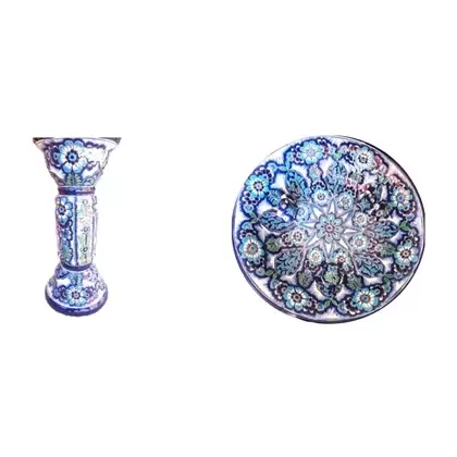 Talavera Isabella Bird Bath
