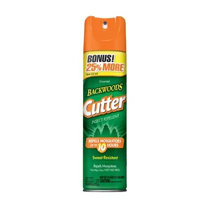 Cutter 7.5oz Backwoods 25%Deet Unscented Aero Insect Repel