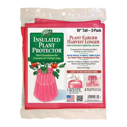 Dalen 3pk Plant Insulator Season Starter Shelf Pack Red