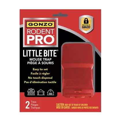 GONZO Rodent Pro Snapper Mouse Trap 2pk