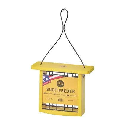 Birds Choice Suet Feeder Recycled Plastic Yellow
