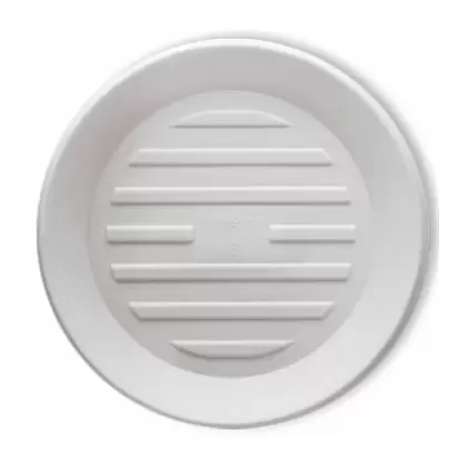 Crescent 10" Round Universal Saucer Alpine White