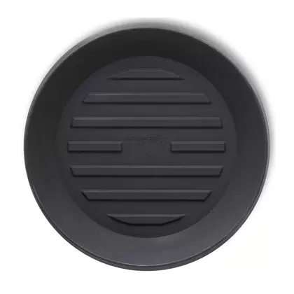 Crescent 10" Round Universal Saucer Caviar Black