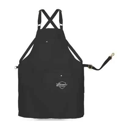 Farmers Defense Large/X-Large Lightweight Work Apron Black