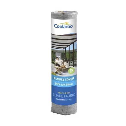 Coolaroo 6'x15' Heavy Fabric Stone 90% Shade