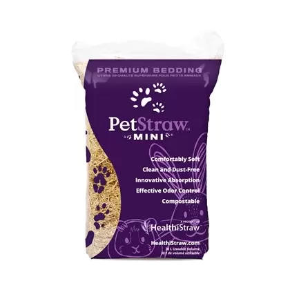 PetStraw 0.5cf Mini Bale Pet Bedding Wheat Straw