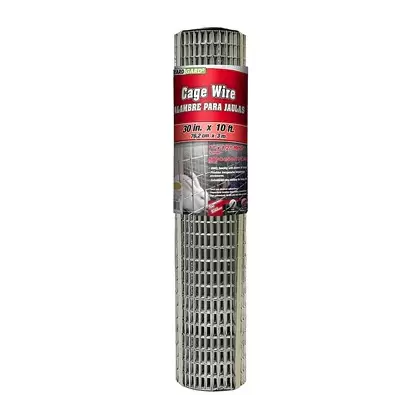 Yard Gard 30"x10' 16G Cage Wire Galvanized 1/2"x1" Mesh