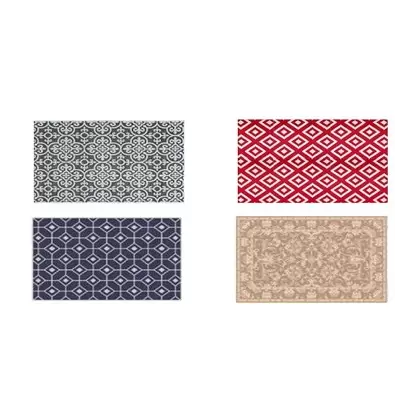 DHTG 5x7 Indoor Outdoor Rugs 4 Styles