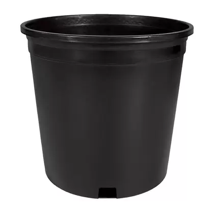 HC PROCAL Dillen Trade 01.00 Gallon Side Drain Ribs Nursery Pot, Injection Molded, 25 Per Bundle, 260 Bundles per Pallet, 6.5in x 7in, 2.9Qt, 1Gallon