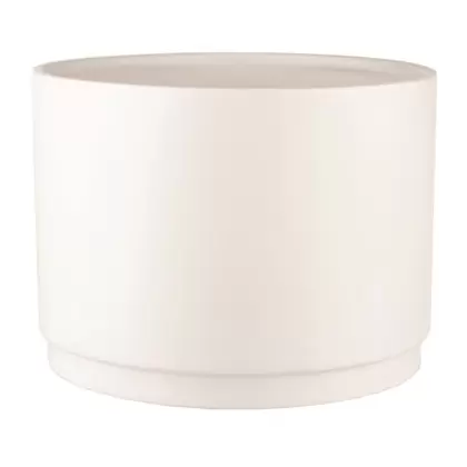 SSI 7.2"x5.6" Stepped Planter Matte White