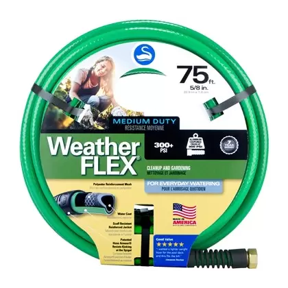 Swan 5/8"x75' WeatherFlex Medium Duty Hose