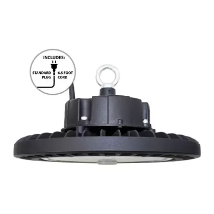 Miracle LED Commercial 100W LED Grow Light, 120 Degree Beam IP65 High Bay Light