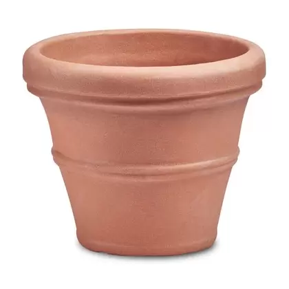 Crescent 16" Brunello Planter Weathered Terra Cotta