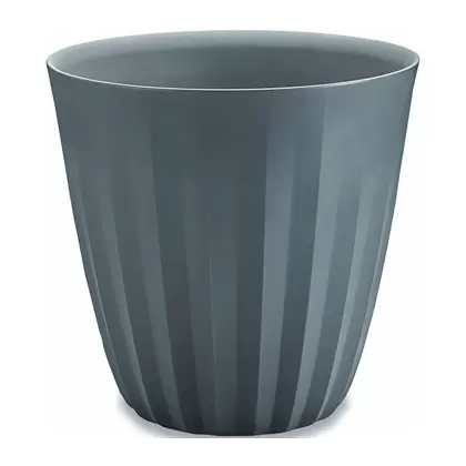 Crescent 15" Pleat Planter Slate
