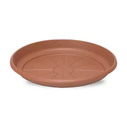 Crescent 8" Emma Saucer Terra Cotta