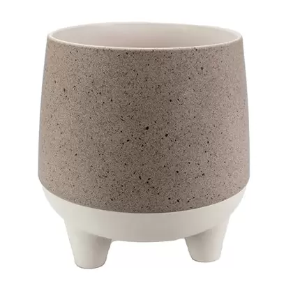 HC 10" Orion Pot Greige Granite/Birch