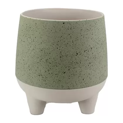 HC 10" Orion Pot Sage Granite/Birch