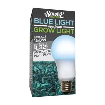Miracle LED SmokePhonics Blue Spectrum A19 LED Grow Light Bulb