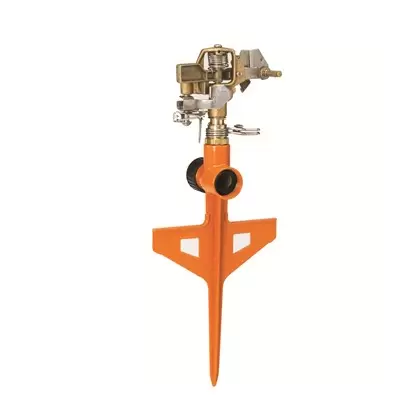 Dramm Colorstorm Impulse Stake Sprinkler Orange