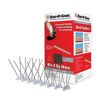 Bird B Gone 5" Stainless Steel Bird Spikes 6PK 1' Sections 764176050619