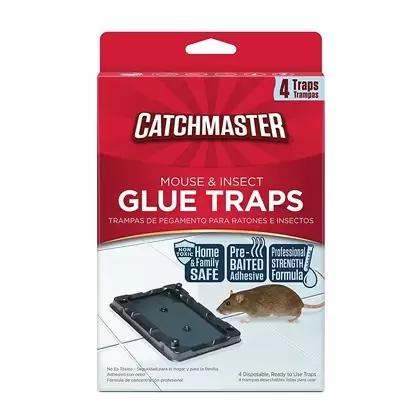 Catchmaster 4pk Mouse & Insect Glue Trap