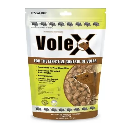 EcoClear 8oz VoleX Bait Pellets with Shelf Tray