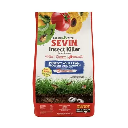 GardenTech 10lb Sevin Insect Killer Lawn Zeta-Cypermethrin Granules