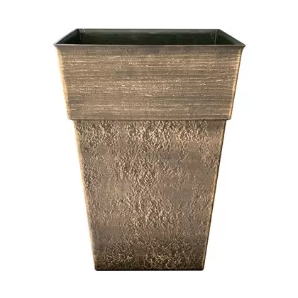 HC 13" Avino Square Planter Celtic Bronze Listo